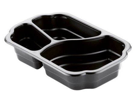 Duni Matlåda PP 3-fack 250x159x48ml 246/fp - Lyreco - Kök och servering - Engångsartiklar - Take Away