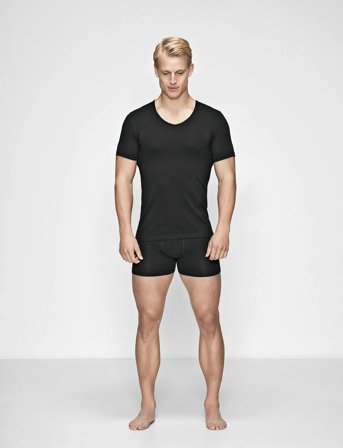 JBS of Denmark Jbs Of Dk T-Shirt V-Neck - Black - XL
