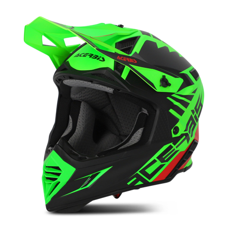 Acerbis X-Track MX Helmet Fluo Green/Black S