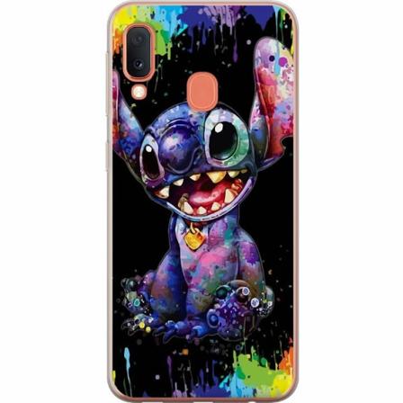 Samsung Galaxy A20e Genomskinligt Skal Lilo And Stitch