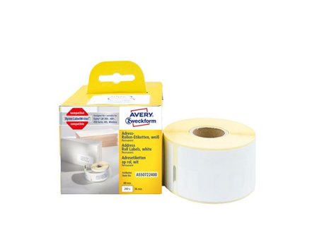 AVERY Etikett på rulle 89x36mm 260/fp - Lyreco - Emballage och lagerutrustning - Etiketter och godsmärkning - Specialetiketter