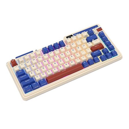 Royal Kludge KZZI K75 pro RGB trådløst mekanisk tastatur, Moment Switch (retroblå) (QWERTY)