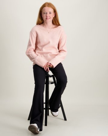 Gina Tricot Young Y oversized knitted sweater Rosa Trøjer Pige - Kids Brand Store