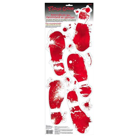 Gulvklistremerker Blodige Fotavtrykk