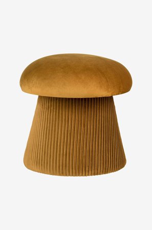 House Nordic - Puf Hampton - Gul - Fodskamler & puffer - Fra Homeroom