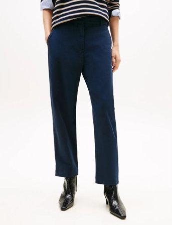 Tommy Hilfiger Stretch Gmd Slim Straight Chino - Navy - 38