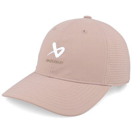 Bauer - Beige unconstructed Kasket - Performance Hat-sr Desert Tan Dad Cap @ Hatstore