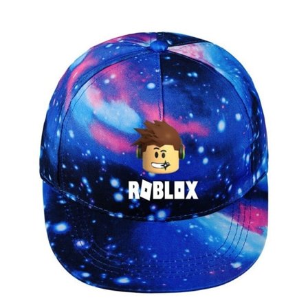 roblox-hattu - tähtihattu litteä näyttöhattu - tähti sininen