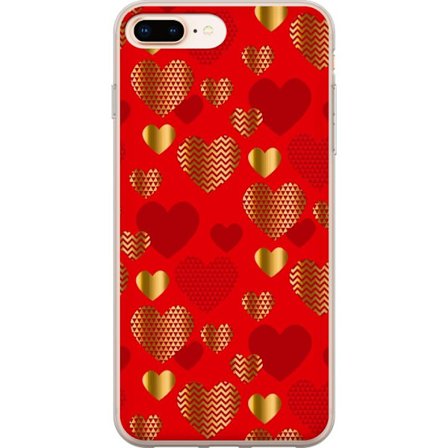 Kompatibelt Mobildeksel til Apple Apple iPhone 7 Plus GoldenHearts