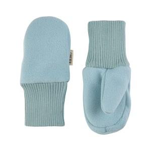 Kuling Pale Mist Blue Livigno Wind Fleece Mittens 4-6 Years - Gloves and mittens - 4-6 years - Blue