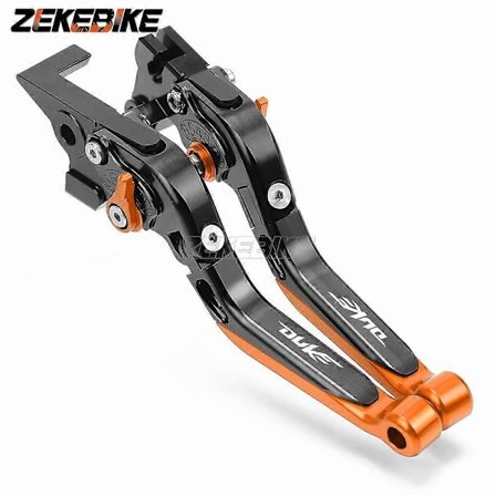 Bremse- og clutchhendler kompatible med Duke 125 200 250 390 Duke RC125 RC200 RC390 2011-2022 Motorsykkelbremser Sammenleggbare uttrekkbare håndtak 