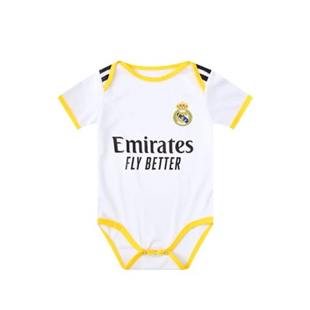 2022-2023 Unik Fotballdrakt til Småbarn Kort Ermet Jumpsuit 6-18 Måneder