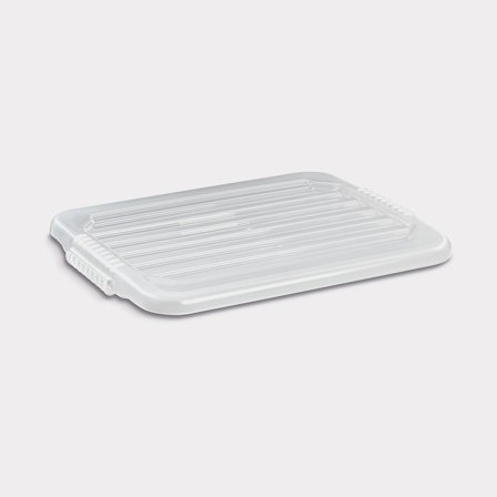 Låsbart lock till förvaringslåda 15 liter Nordiska Plast Nordic, transparent, 365 x 295 x 20 mm