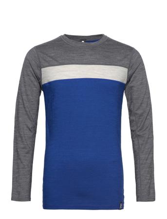 Retro Wool Crew Base Layer Tops Multi/mønstret Bula