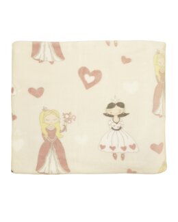 Fleecepledd Prinsesse 130x150 cm Lin