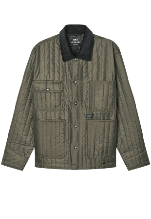 Mads Nørgaard Quilt Chore Jacket Jackor Herr Grön XXL