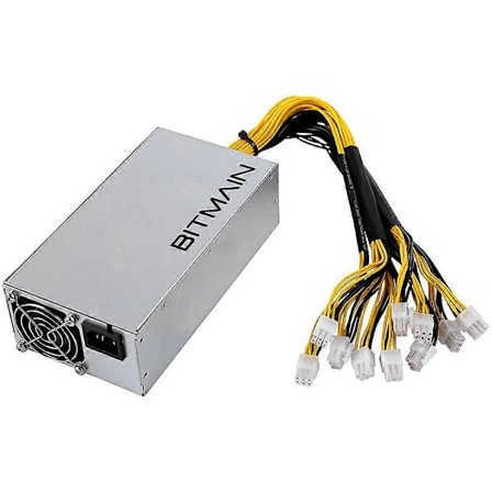APW7 1800W Virtalähde Louhintaan PSU Bitmain Antminer S9/L3+/A6/A7/R4/S7/E9 -laitteille 10X PCI-E 6Pin C -liittimellä