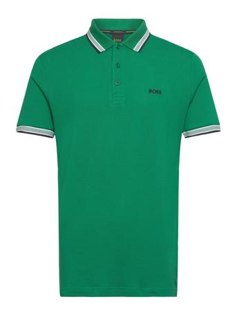 Paddy Polos Short-sleeved Grønn BOSS*Betinget Tilbud