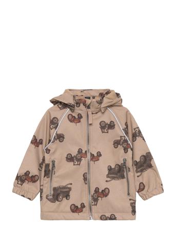 Nmmalfa Jacket Tractor 2Fo Hoodie Multi/mönstrad Name It