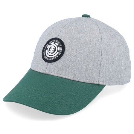 Element - Grå adjustable Keps - Treelogo 2.0 Cap Mid Grey Heather Adjustable @ Hatstore