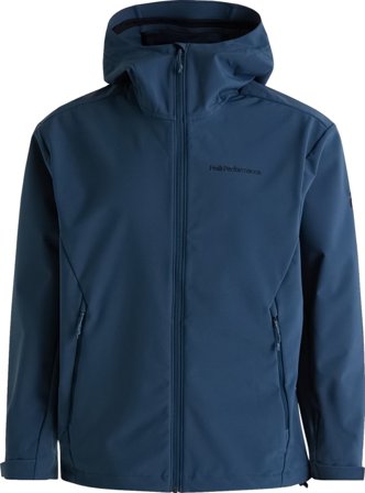 Peak Performance Men's Explore Hood Jacket Men soft shell jackets Blue XL