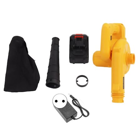 Elektrisk lövblåsare sladdlös batteridriven ljudlös multifunktionell laddningsbar blåsare 100‐240V EU-standard