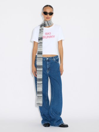 Holzweiler Kitty Fluffy Tee - White - Women's - XL