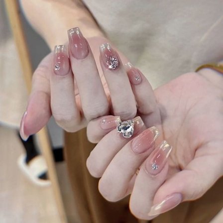 24st False Nails Short Square Z-137 Z-137