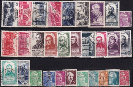 Frankrig - Årgang 1948 - Stemplet