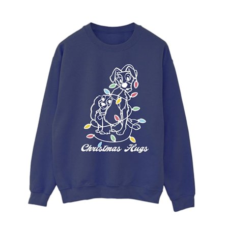 Disney Dam/Kvinnor Lady Och Lufsen Julkramar Sweatshirt