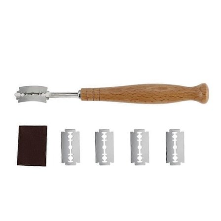 Brødbue Buet Baguette Fransk Toast Deigkutter med 5 Blader Bakeriverktøy