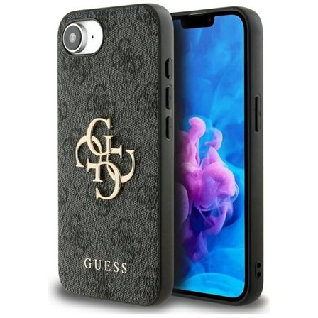 Guess 4G Big Logo Fodral för iPhone 16e - Svart