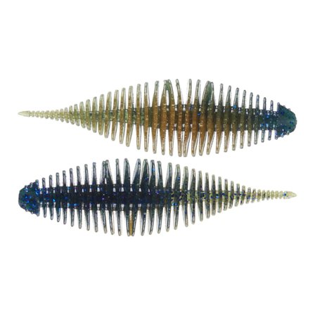 Geecrack Bellows Shad 2,8'' 7,1cm (6pcs) - Muddy Gill