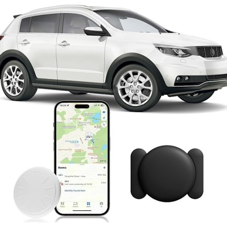 2025 Senaste Modell GPS Spårningsenhet för Fordon, GPS Bilspårare i Realtid Fungerar med Apple Find My (Endast iOS), Ingen Månadsavgift Mini Dold