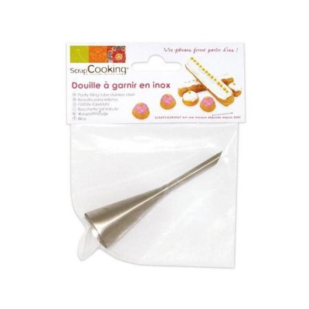 Täyttöputki - Scrapcooking - Inox - Ø0,5 cm - Sylinterimäinen - Helppo puhdistaa