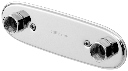 FM Mattsson 9000 Blandarfäste dold rördragning, 160 c/c 12 mm, Badrum