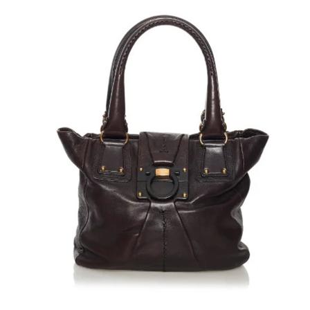 Salvatore Ferragamo Pre-owned Pre-owned Læder totes Brun, unisex Vintage Tasker, Størrelse: ONE Size