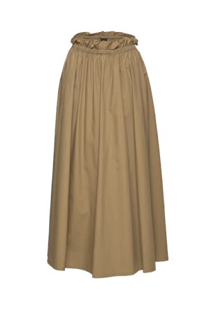 Daija Poplin Skirt Wood M