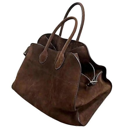 Luksuriøs Stor Skinnveske for Kvinner, Stilig Reiseveske Utendørs Motehåndveske