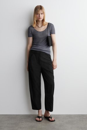 COS Femme Sac Porté Épaule Archive - Nylon in Bleu