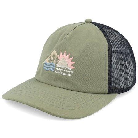 Billabong - Zelená trucker Kšiltovka - Adiv Trailblaze Military/Black Trucker @ Hatstore