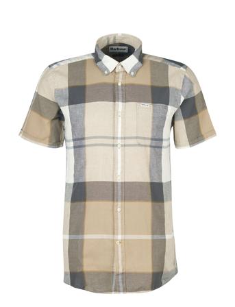 Barbour Douglas S/S Tailored Shirt Designers Shirts Short-sleeved Beige Barbour