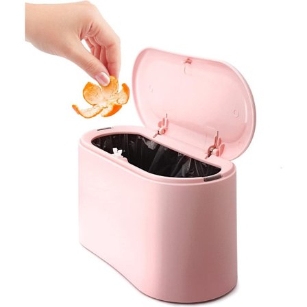 Skraldespand - Sensor Skraldespand - Robust - Bordplade Skraldespand - Mini Skraldespand - Skrivebord