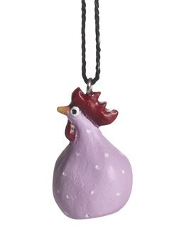 Koriste roikkuva kana 1 kpl Liila
