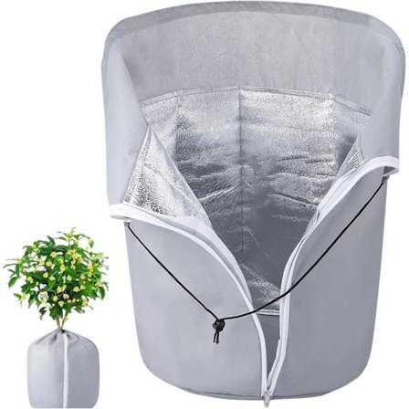 Plantebeskyttelse til Vinter – Frostbeskyttelse med Snøre og Lynlås til Udendørsplanter, Frugttræer og Potteplanter