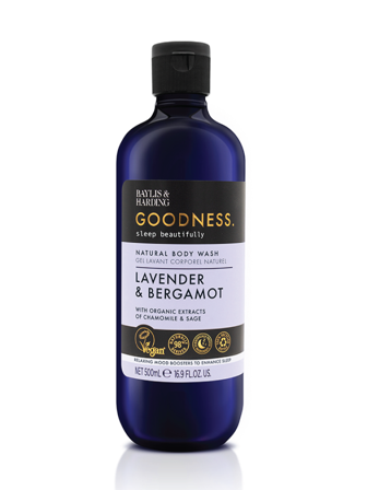 Baylis & Harding Goodness Sleep Lavender & Bergamot Body Wash, 500 ml