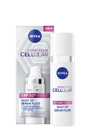 NIVEA Serum dagkräm Cellular Expert Filler Daily UV Fluid SPF50 30 ml Dagcreme Dam 30,00