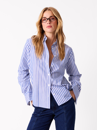 Jean Paul - Annie skjorte - Dame - Blå - Skjorter & Bluser - L