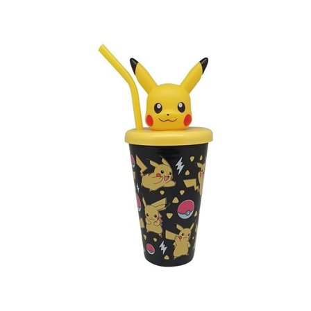 Pokemon drikkekopp med sugerør - 450 ml