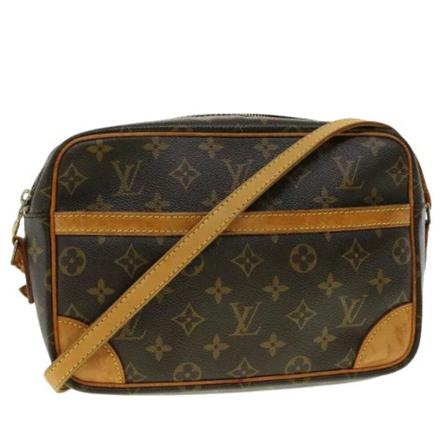 Louis Vuitton Vintage, Pre-owned Canvas louis-vuitton-bags Bruin, Dames, Maat:ONE Size